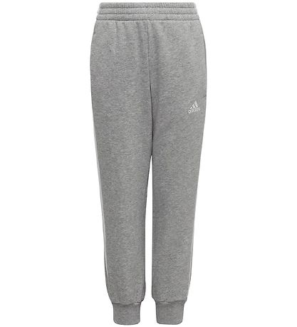 adidas Performance Sweatpants - LK 3S - Gr/Hvid