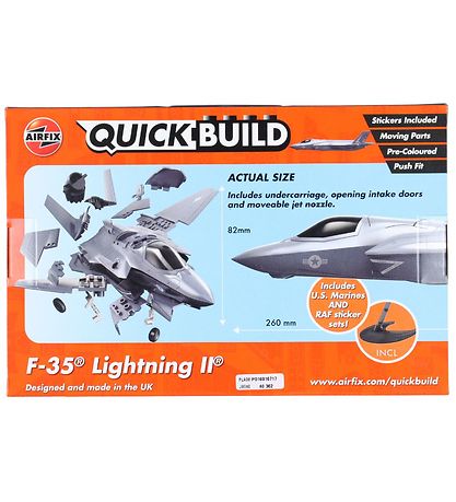 Airfix St - QUICKBUILD - F-35B Lightning II J6040 - 38 Dele