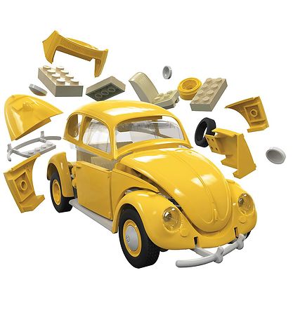 Airfix St - QUICKBUILD - VW Beetle J6023 - 36 Dele - Gul