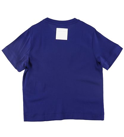 Emporio Armani T-shirt - Blu Faro m. Sort