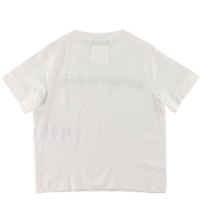 Emporio Armani T-shirt - Hvid m. Broderi