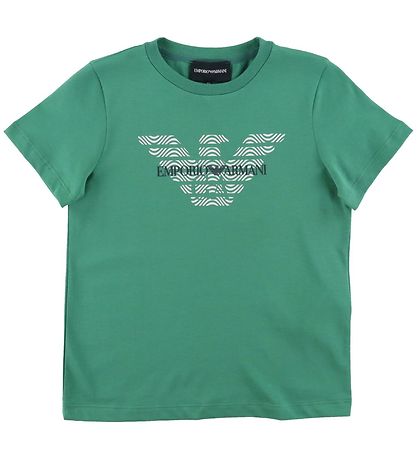 Emporio Armani T-shirts - 2-pak - Grn/Navy m. Logo