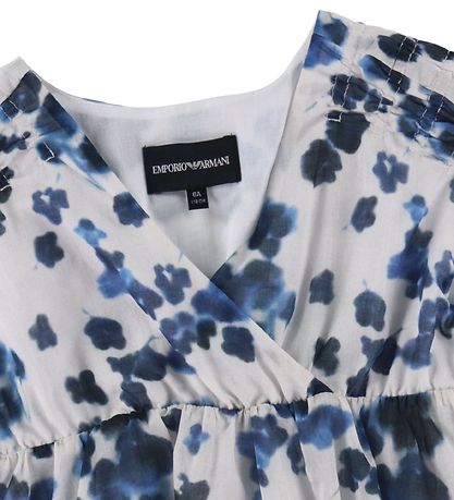 Emporio Armani Top - Hvid/Blblomstret