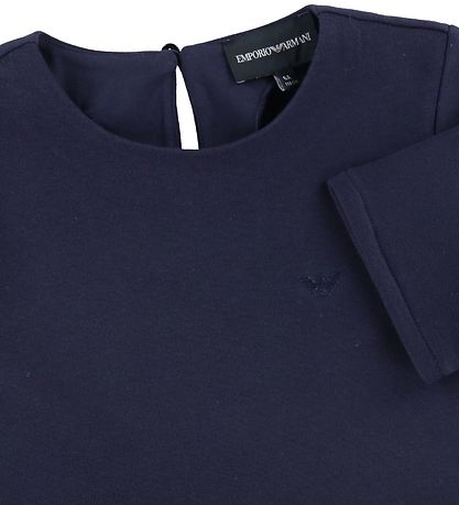 Emporio Armani Sweatkjole - Blu Mora m. Similisten