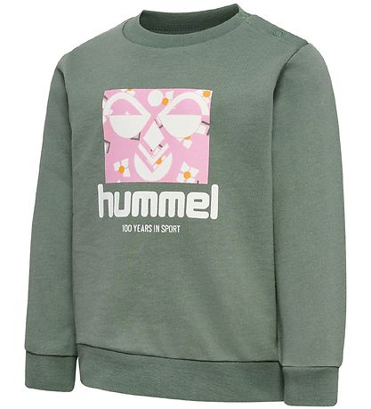 Hummel Sweatshirt - hmlLime - Laurel Wreath
