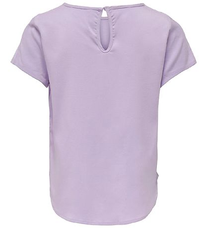 Kids Only T-shirt - KogScarlett - Pastel Lilac/Solid
