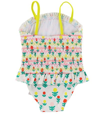 Stella McCartney Kids Badedragt - UV50+ - Ivory/Colourful