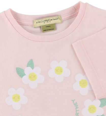 Stella McCartney Kids T-shirt - Rosa m. Blomster