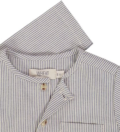 Wheat Skjorte - Jamie - Classic Blue Stripe
