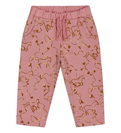 Noa Noa miniature Bukser - Baby HelenaNNM - Print Purple/Brown