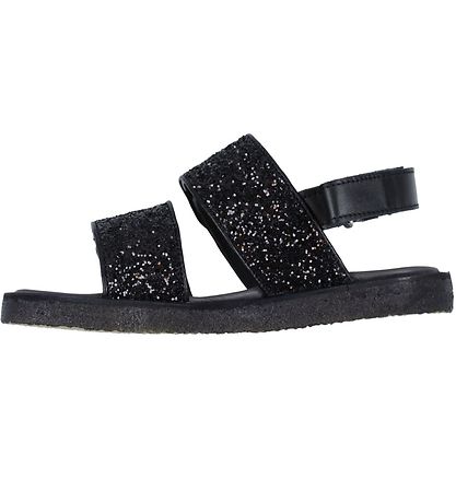 Angulus Sandal - Sort m. Glitter