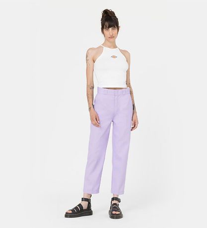 Dickies Bukser - Phoenix Cropped - Purple Rose