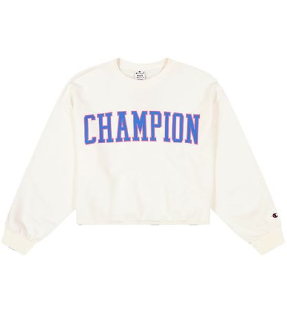 Champion Fashion Sweatshirt - Cropped - Hvid