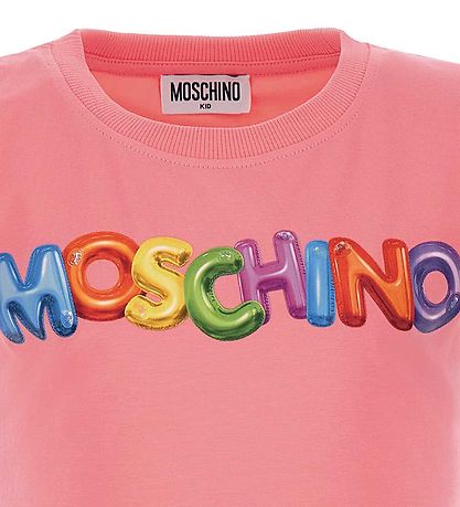 Moschino - T-shirt - Pink m. Print