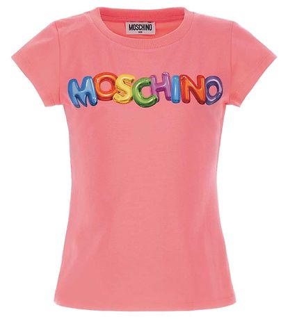 Moschino - T-shirt - Pink m. Print