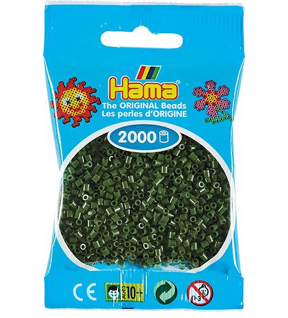 Hama Mini Perler - 2000 stk. - Skovgrøn