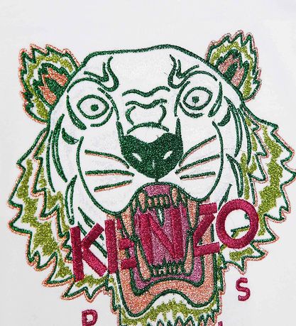 Kenzo T-shirt - Hvid m. Tiger