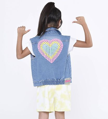 Billieblush Denimvest - Double Stone+Bleach