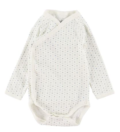 Petit Bateau Body l/æ - 3-pak - Blå/Hvid