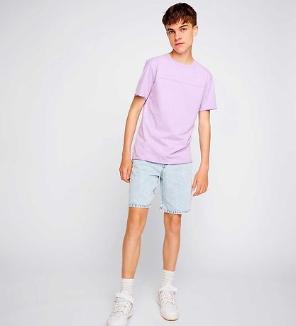 LMTD Shorts - Noos - NlmToneizza - Light Blue Denim/Stonewash