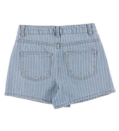 LMTD Shorts - Noos - NlfPinizza - Light Blue Denim/Pinstripes