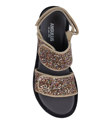 Angulus Sandal - Sand m. Glitter