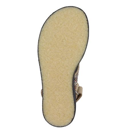 Angulus Sandal - Sand m. Glitter