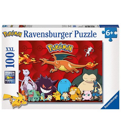 Ravensburger Puslespil - 100 Brikker - My Favorite Pokmon