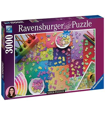 Ravensburger Puslespil - 3000 Brikker - Puzzles On Puzzles