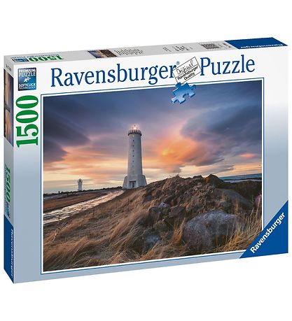 Ravensburger Puslespil - 1500 Brikker - Akranes Lighthouse Icela