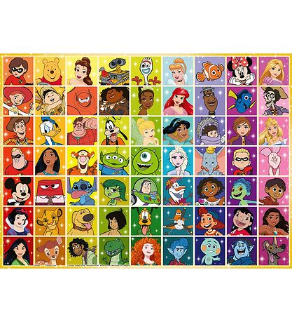 Ravensburger Puslespil - 100 Brikker - Disney Multi Character