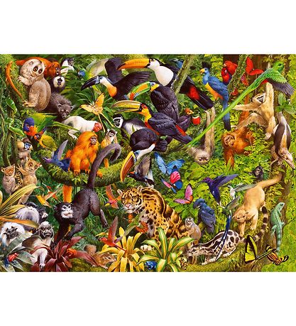 Ravensburger Puslespil - 200 Brikker - Tropical Rainforest