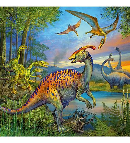 Ravensburger Puslespil - 3x49 Brikker - Dinosaur Facinaiton