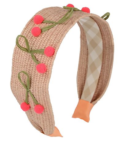 Meri Meri Hrbjle - Raffia Headband Cherries