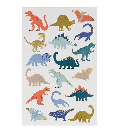 Meri Meri Tatoveringer - Dinosaurs Tattoo Sheet