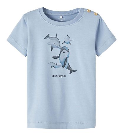 Name It T-shirt - NbmFogat - Dusty Blue