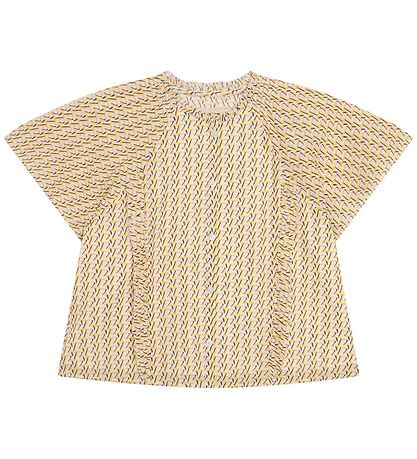 Zadig & Voltaire Top - Gold Yellow m. Mnster