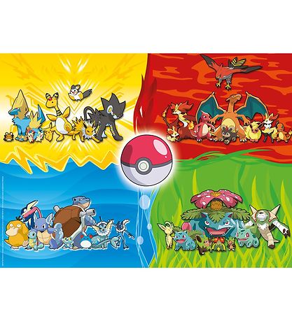 Ravensburger Puslespil - 150 Brikker - Pokémon
