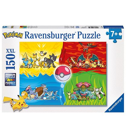 Ravensburger Puslespil - 150 Brikker - Pokémon