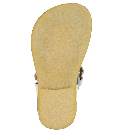 Pom Pom Sandaler - Rub Sole - Light Yellow Patent