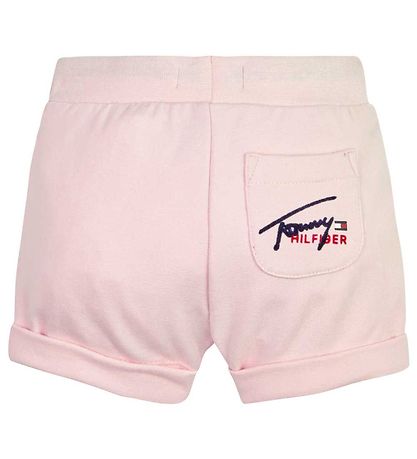 Tommy Hilfiger Shorts - Script Logo - Faint Pink