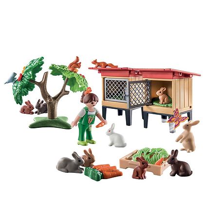 Playmobil Country - Rabbit Hutch - 71252 - 41 Dele