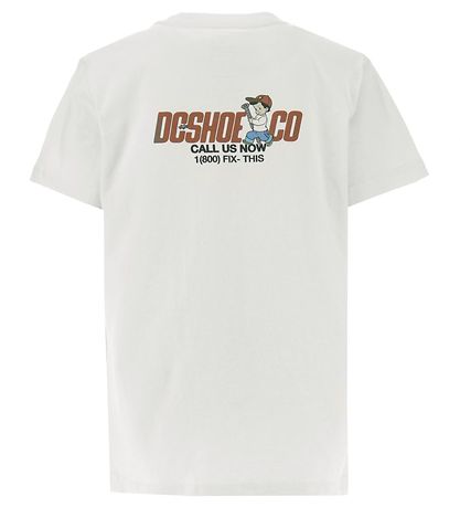 DC T-Shirt - Hvid m. Print