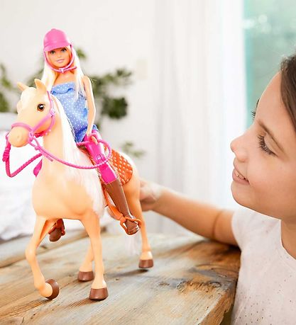 Barbie Dukkest -  Doll and Horse (Blonde)