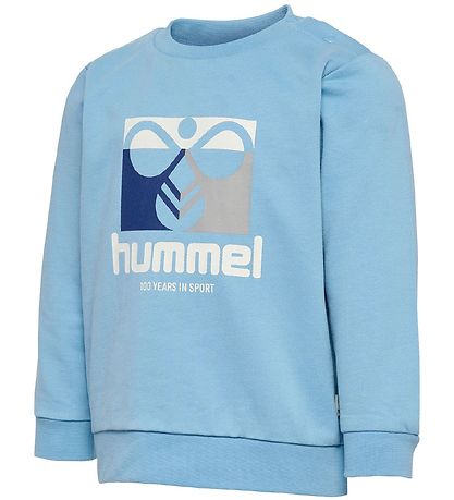 Hummel Sweatshirt - hmlLime - Dusk Blue