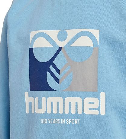 Hummel Sweatshirt - hmlLime - Dusk Blue