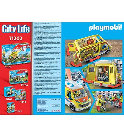 Playmobil City Life - Ambulance - 71202 - 67 Dele