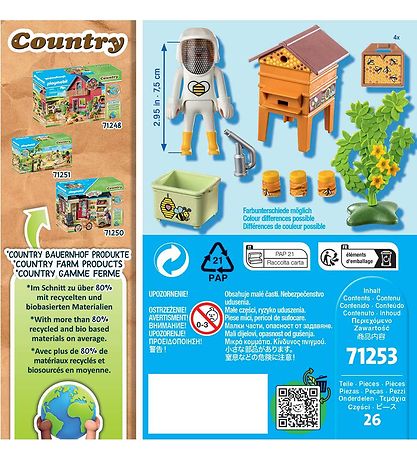 Playmobil Country - Bi Holder - 71253 - 26 Dele