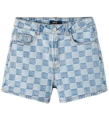 LMTD Shorts - NlfCheckizza - Medium Blue Denim/Checks
