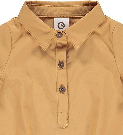 Msli Skjortebody k/ - Poplin - Cinnamon